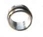 Preview: Ring Feinsilber massiv mit Kupferinlay handgearbeitestes Unikat MovingLine